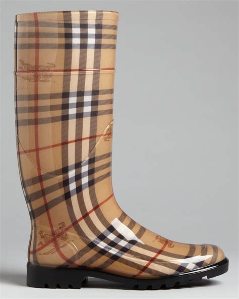 burberry rainboota|Burberry haymarket rain boots.